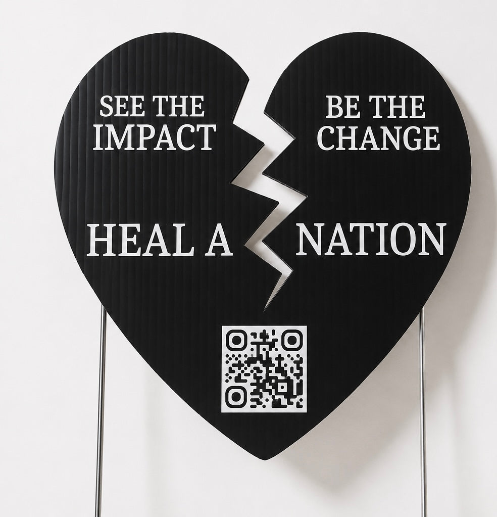 Large Blaq Heart